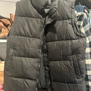 Black Puffer Vest